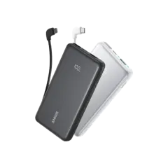 Anker Zolo Portable Power Bank 3C Built-in USB-C Cable - 10.000mAH